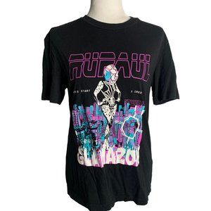 Rupaul Glamazon Crewneck T Shirt XS Black Short Sleeve Graphic Cotton Drag